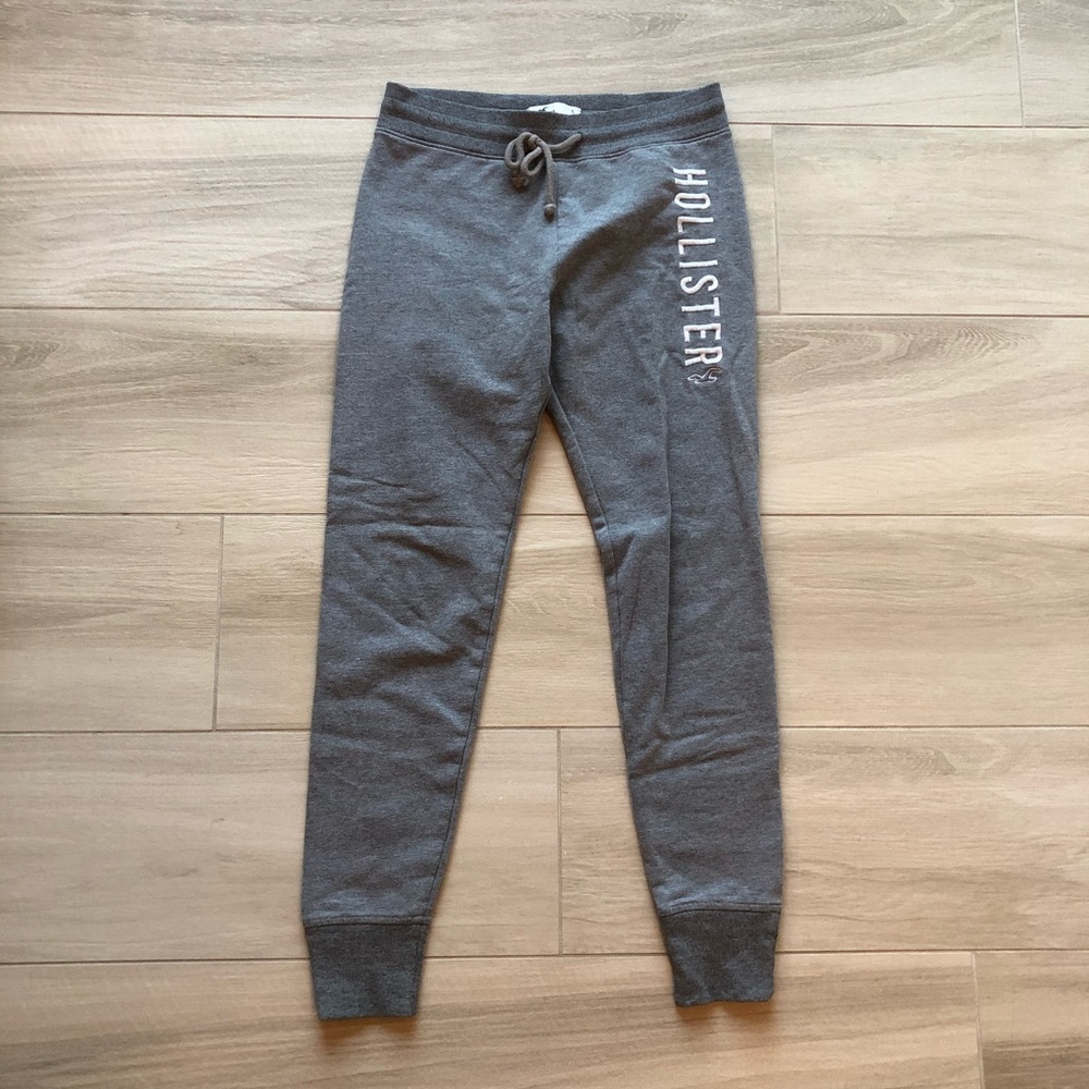 Grey Hollister tight sweats